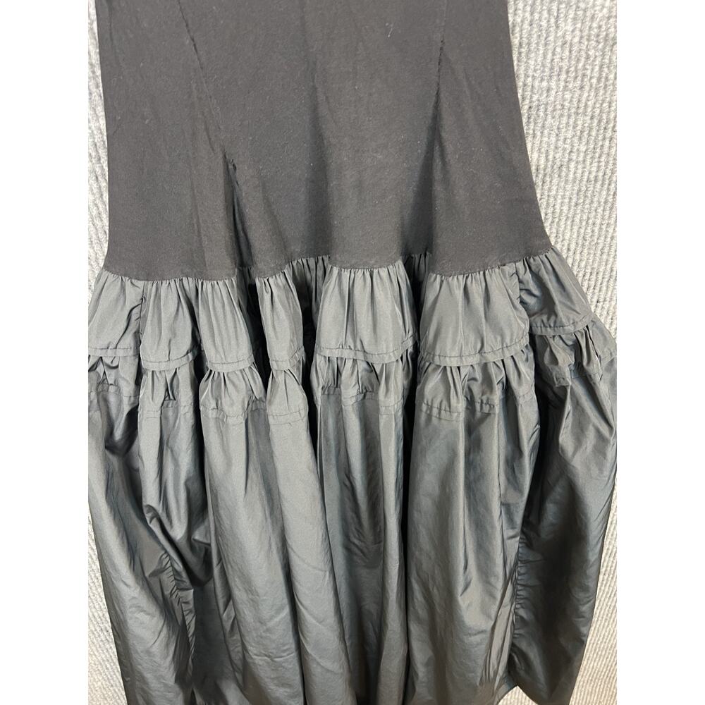 CO Tank Dress Womens XS Black Sleeveless Tiered Skirt Timeless Modern - Picture 4 of 13